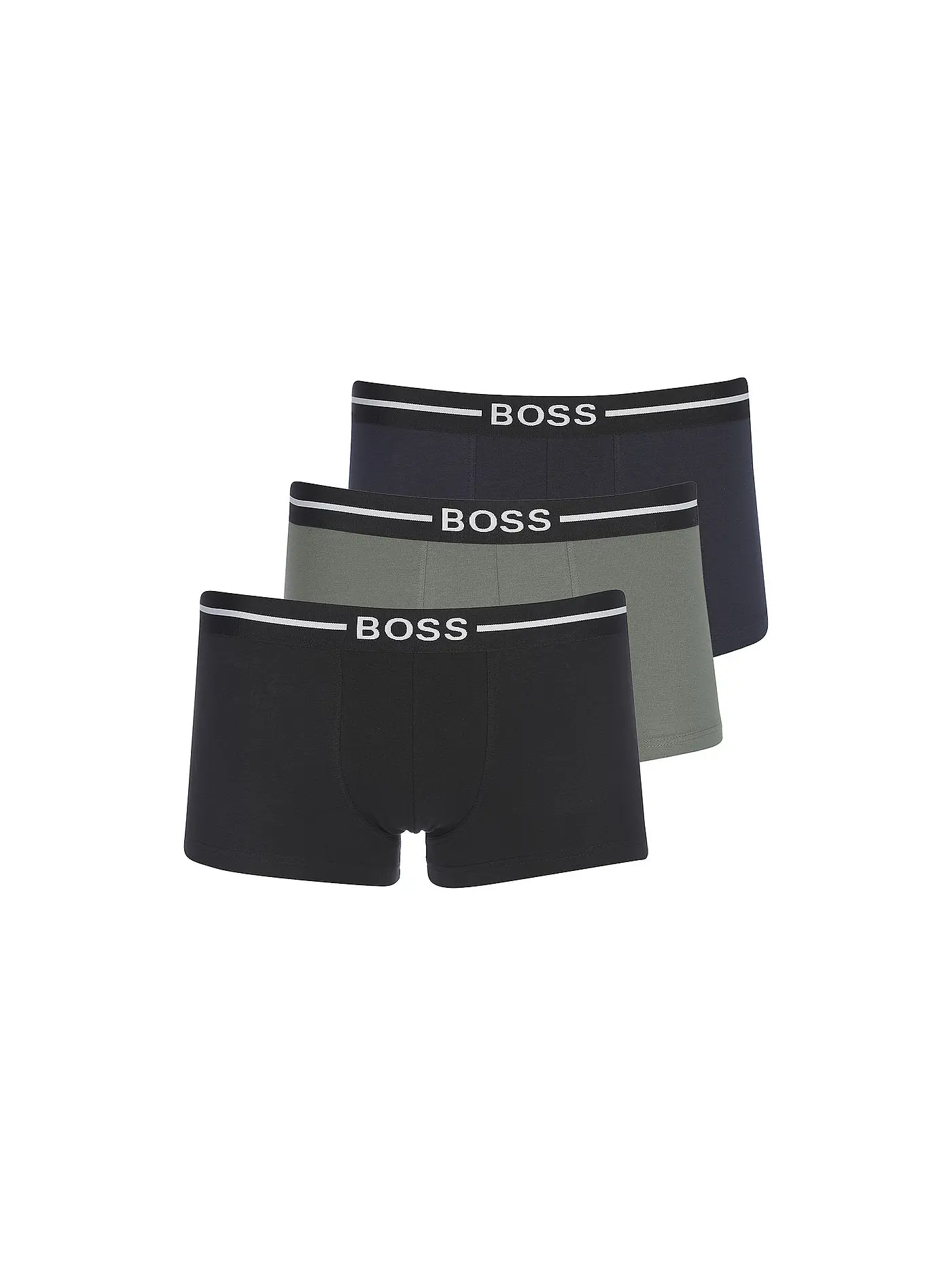 BOSS | Pants 3er Pkg schw d blau olive | 